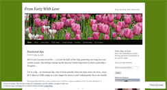 Desktop Screenshot of fromfortywithlove.com